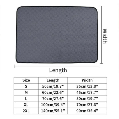 Dog Pee Pad Reusable Washable Waterproof Absorbent Pet Mat Puppy Training Pad Car Seat Cover Dog Supplies Лежанка Для Собак