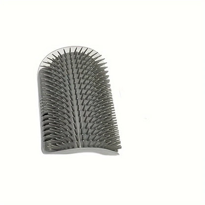 Cat Self Groomer with Massage Comb Brush - Perfect for Kitten and Puppy Grooming and Relaxation Wall-Mounted