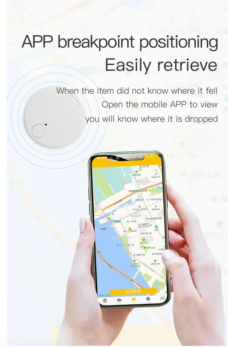 GPS Tracker Bluetooth 5.0 Anti-Lost GPS Mini Device Pet Elderly Kid Bag Wallet Car Tracking For IOS Android Smart Finder Locator