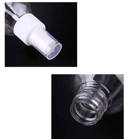 3/5/10pcs Refillable 10ml 30ml 50ml 100ml Clear PET Plastic Portable Travel Spray Bottle Empty Perfume Container