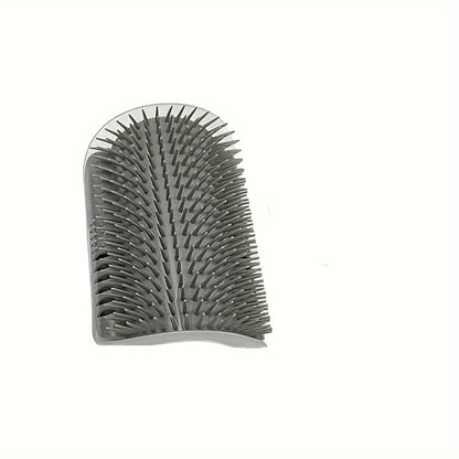 Cat Self Groomer with Massage Comb Brush - Perfect for Kitten and Puppy Grooming and Relaxation Wall-Mounted